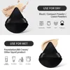 Triangle Powder Puff Wet Dry Use For Loose Powder Liquid Cosmetic Soft Plush Powder Puff Makeup Foundation 4