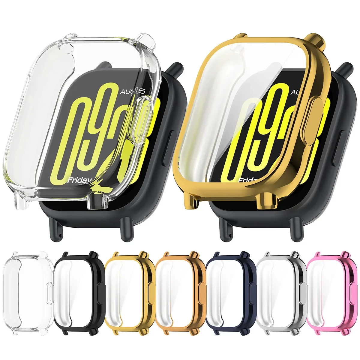 Premium TPU Screen Protector Cover for Smartwatch - Protective Shell for Enhanced Durability