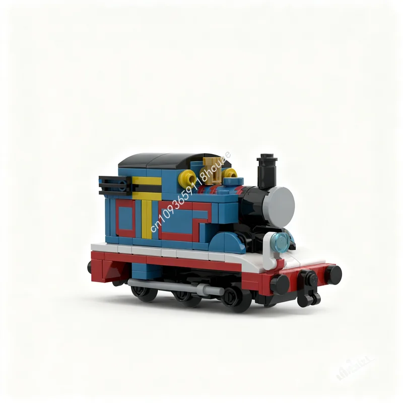 Thomas Using Building Block 219pcs MOC Thomas Light Train Model Building Blocks Christmas Gift ...
