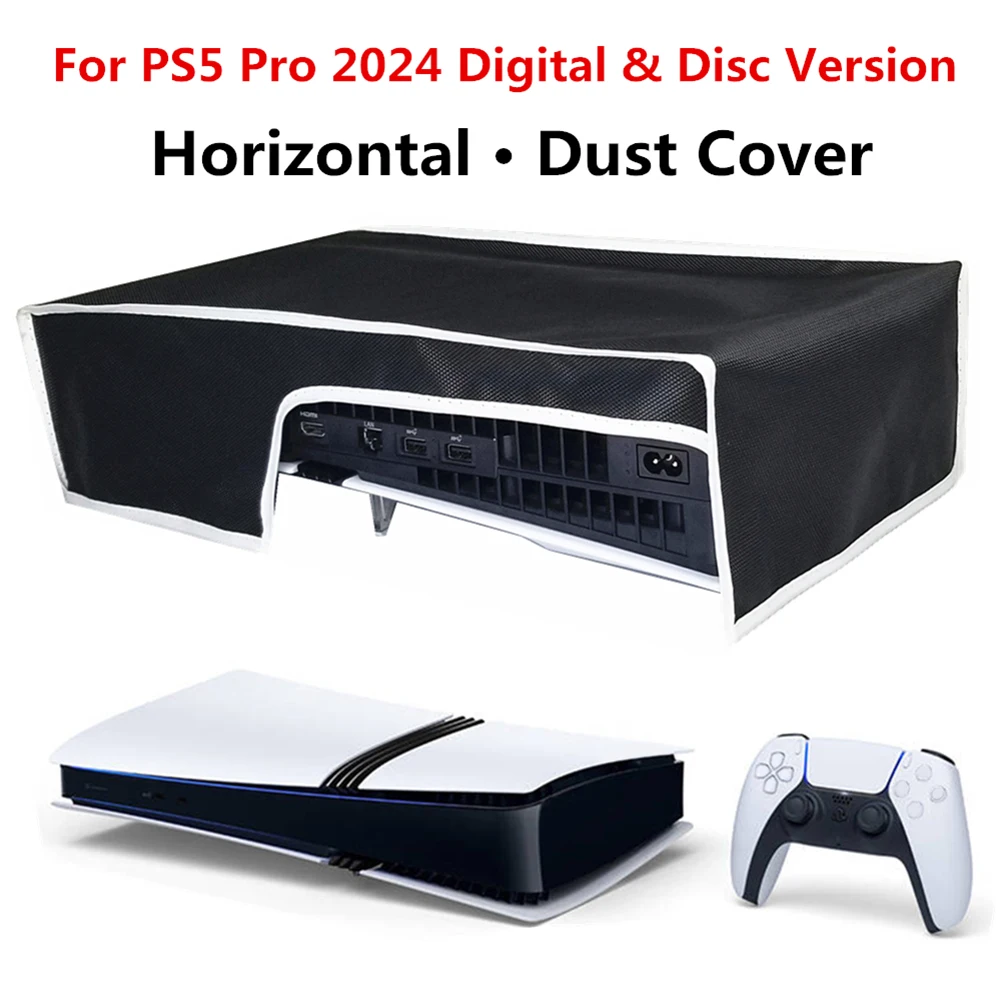 Dust Cover For PS5 Pro 2024 Console Digital/Disc Edition 1680D Oxford Cloth Anti-Scratch Dust Guard For PS5 Slim/For PS5 Cover