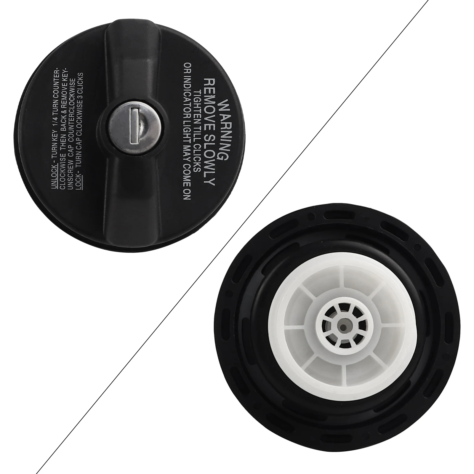 Fuel Cap 77300-47020 Locking Gas W/Keys For Chevy Toyota Tacoma Ford Nissan Honda GMC Infiniti Mazda Buick Cadillac