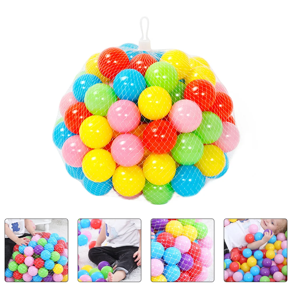 

50 Pcs Children's Ocean Ball Bounce Balls Soccer for Football Kids Tent Color Toys Baby Bobo