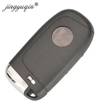 Keyforkess SIP22 Blade Remote Smart Key Shell sostituzione per Fiat 500 500L 500X Toro 2016 2017 2018 2019 portachiavi per auto 3/4/5 BTN - Jingyuqin SIP22 Blade Remote Smart Key Shell sostituzione per Fiat 500 500L 500X Toro 2016