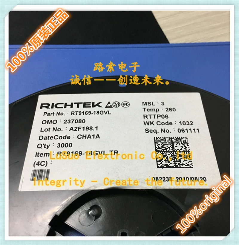 

100pcs original new RT9169-18GVL RICHTEK SOT23-3