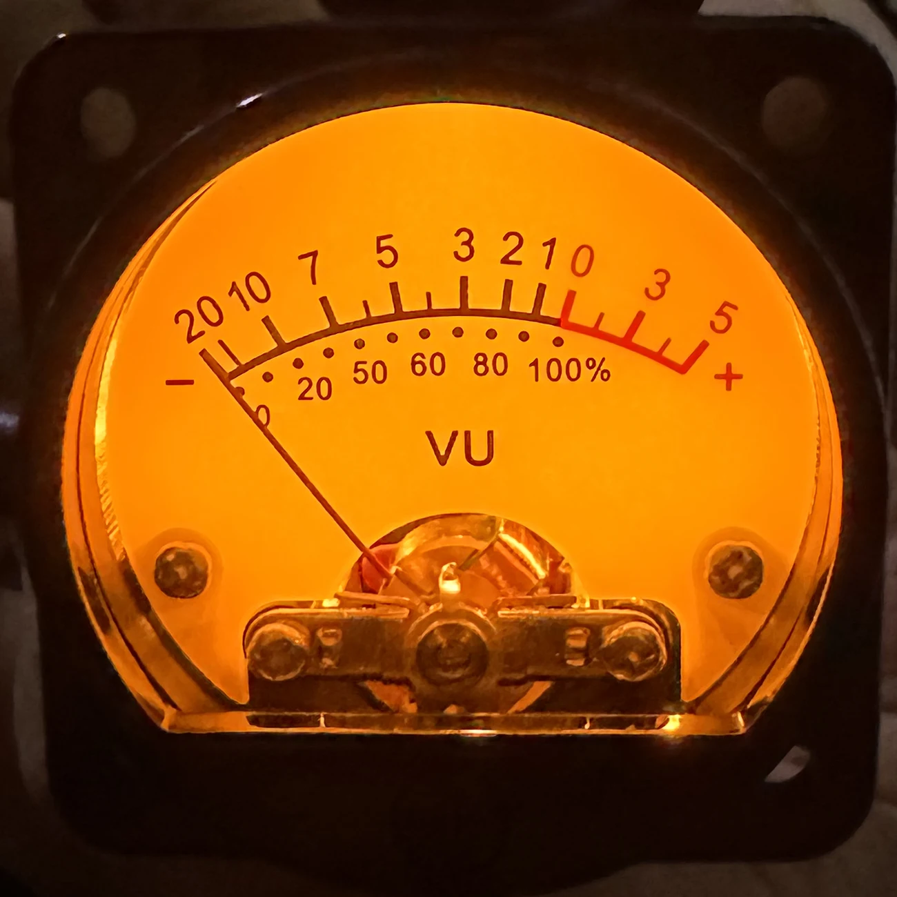 드라이버 보드가있는 2PCS VU 미터 오디오 레벨 표시기 AC/DC 6-12V 45mm 패널 VU 미터 500VU LED 백라이트 오디오 레벨 앰프