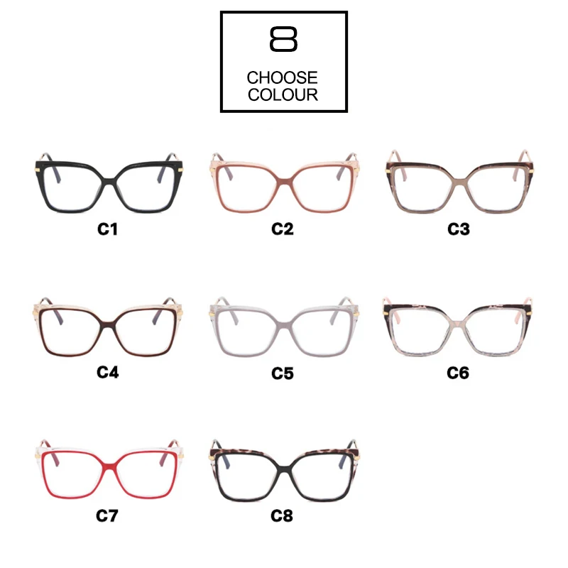 Lunettes Anti-lumière Bleue Femme - Monture Ovale Fine Rétro TR90 - Filtre écran Ordinateur - 8