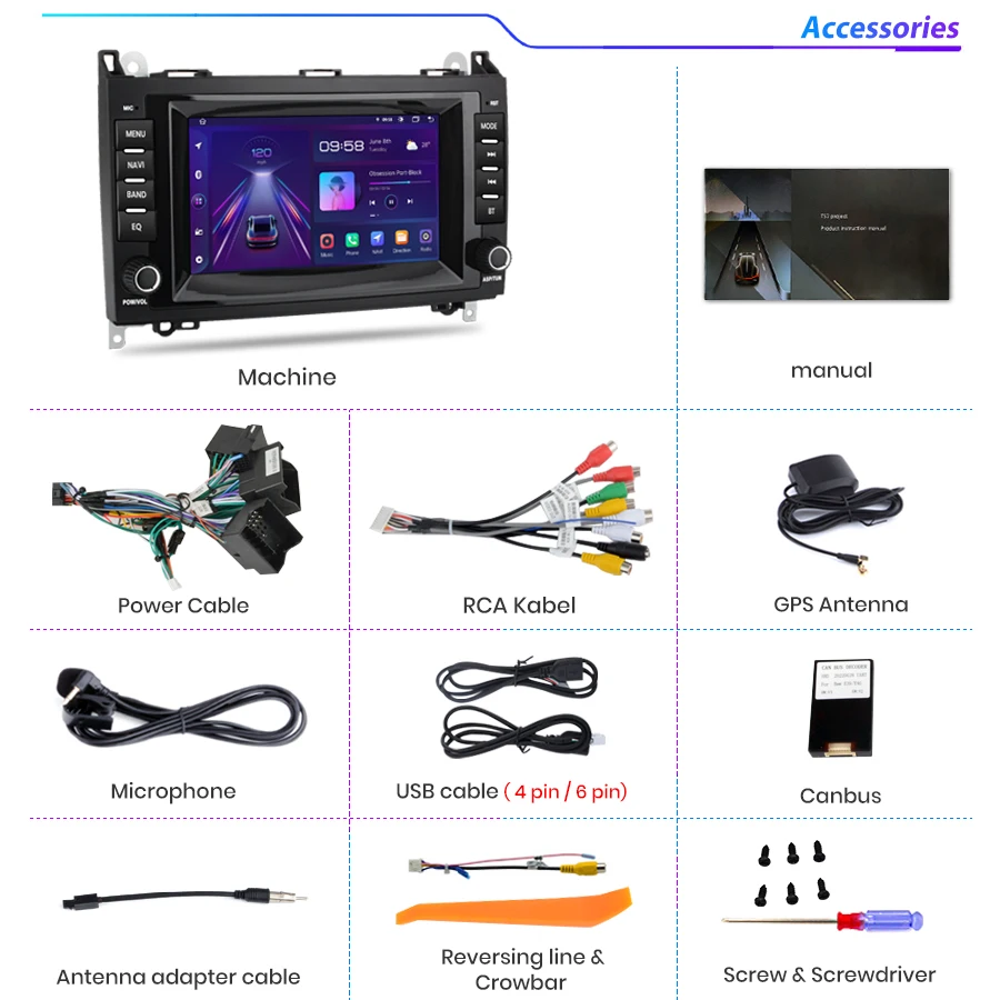 Junsun V1pro AI Voice For Mercedes Benz B200 A B Class W169 W245 car radio  2 din android Auto Multimedia Carplay 2din DVD,for Benz