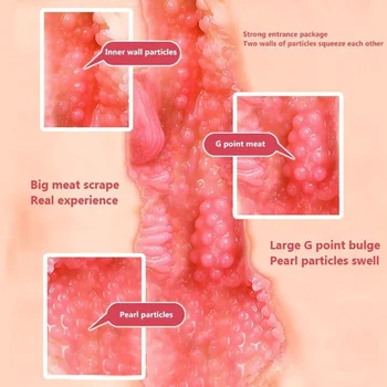 Fake Vaginal Double Head 2 In 1 Pocket Pussy Sexy Toys For Men Vagina Mouth 18+ Adults Male Silicone Masturbator 3