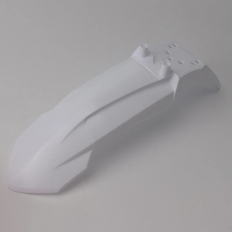 Universal Motorcycle Front Fender Mudguard - Durable Plastic Plate for Motocross and Off-Road Bikes