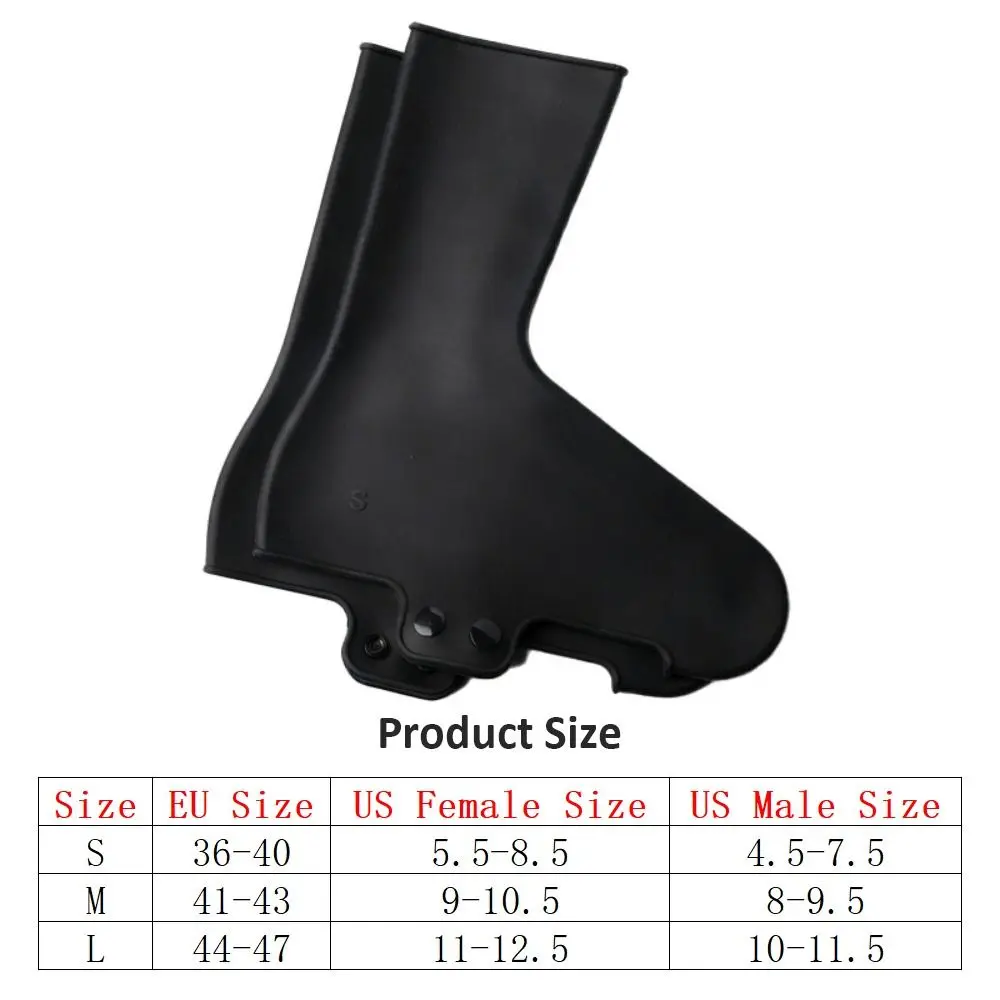 Waterproof High-Elastic Silicone Road Cycling Shoe Covers - Warm Outdoor Overshoes