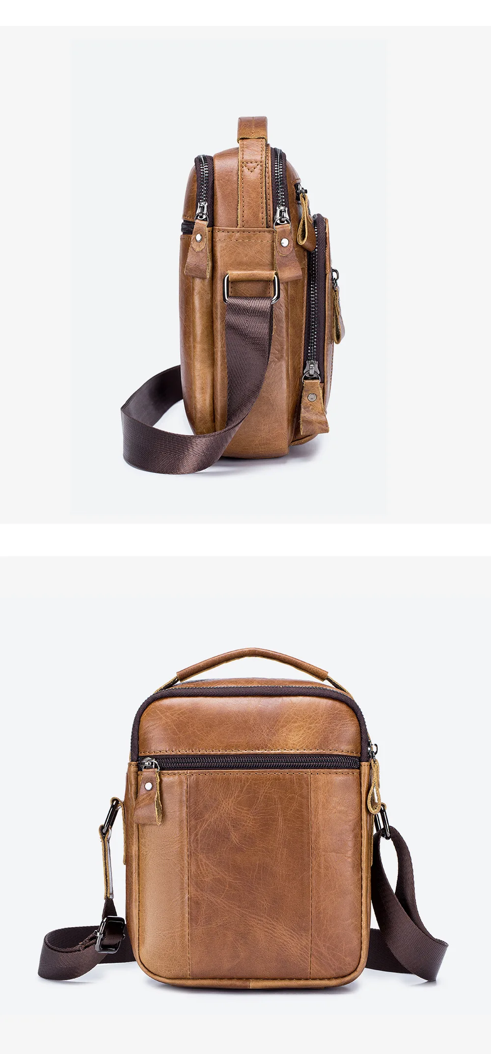 Laptop Leader Leather Bag
