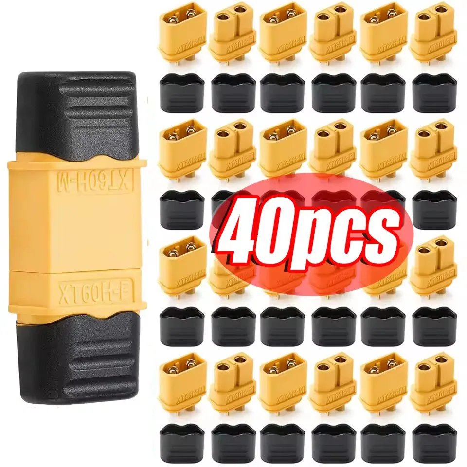 Connecteurs XT60H Mâle/Femelle Lot 1 à 20 Paires pour Drone FPV