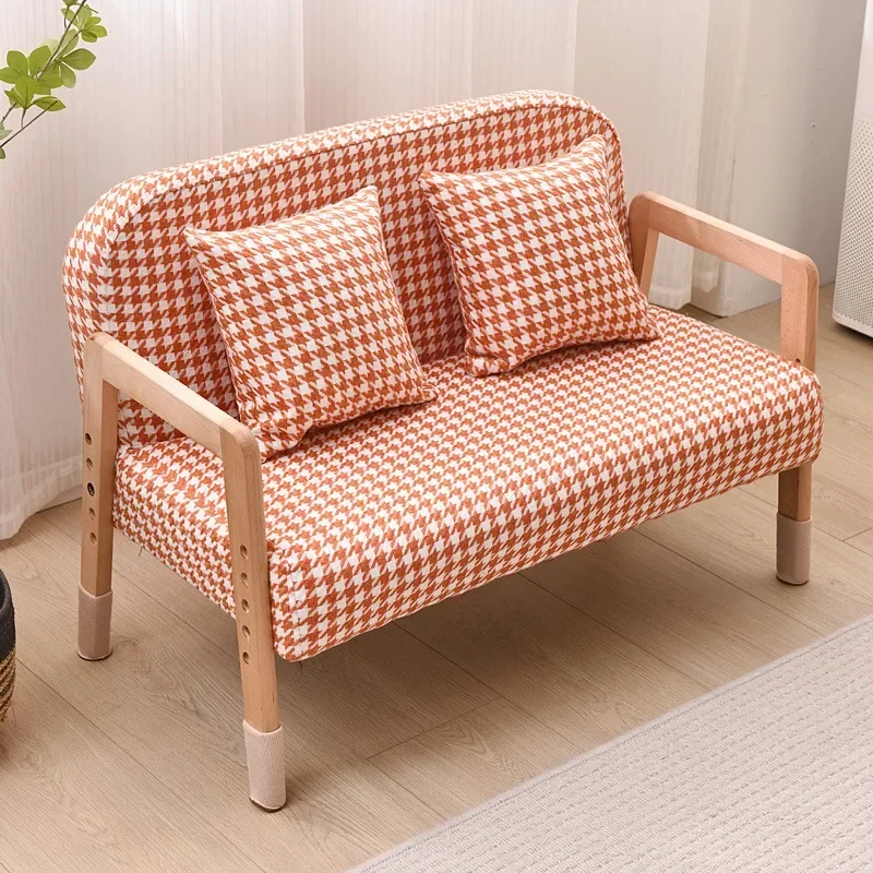 

MOMO Double Sofa Reading Corner Children's Small Sofa Cartoon Cute Mini Boys And Girls Princess Baby Lift Seat Lazy Susan