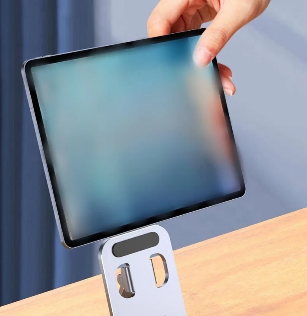 Universal Foldable Phone Stand Adjustable Desktop Holder For Mobile Phones And Tablets_voghion.com