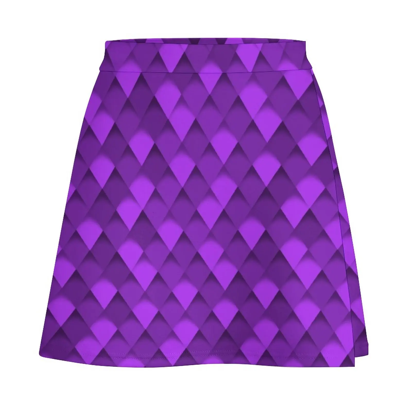 Purple Diamonds Mini Skirt Woman short skirt midi skirt for women night club outfits