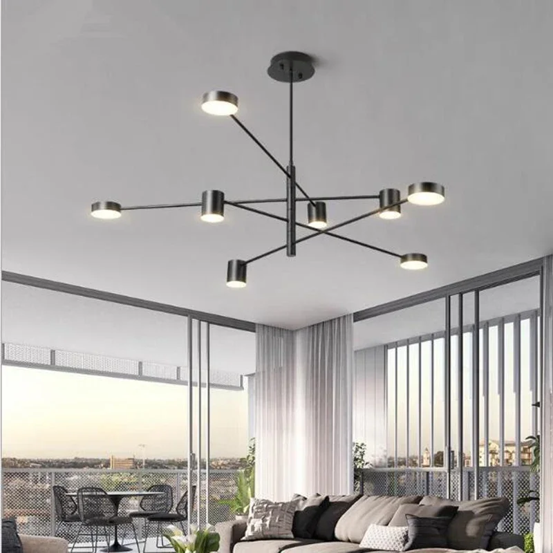 

Chandeliers LED Bulbs Lamp Living Dining Room Bedroom Lustres Fixtures Lighting Luminaire Modern Restaurant Nordic Light Art