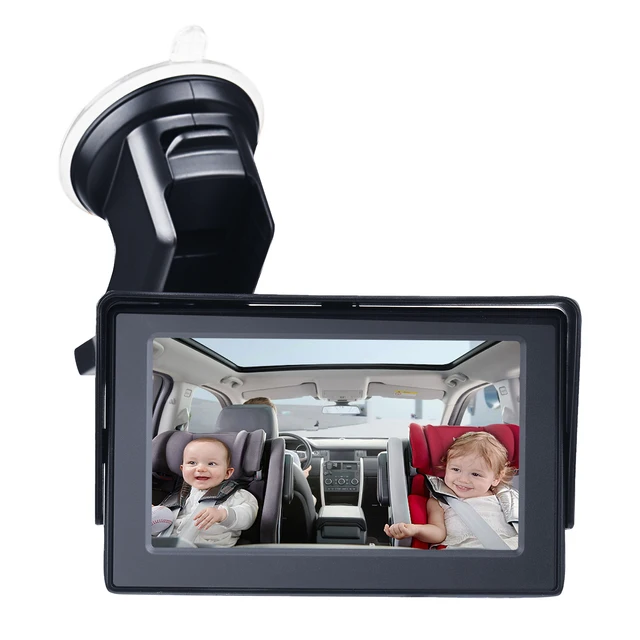  Kiddiezoom Rétroviseur de voiture pour bébé avec vision de nuit  et caméra destinée à chaque mouvement de bébé