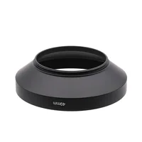 Metal Lens Hood 39-82mm Multi-Size, Universal Screw-in Hood for Canon Nikon Sony DSLR Mirrorless, Anti-Glare Wide Angle Shade - Image 2