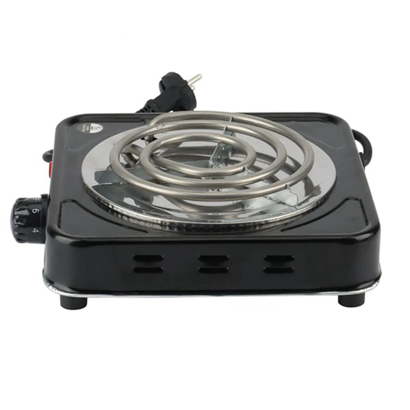 Electric Hot Plate for Cooking Portable Single 1000W Cast Iron hot plates  Heat-up in Seconds Temperature Control