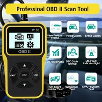 Car Diagnostic Tool Auto Parts 16 Pin Engine Diagnostic Instrument Obd2 Code Reader Digital Display Obd 2 Scanner, No Battery - Image 6