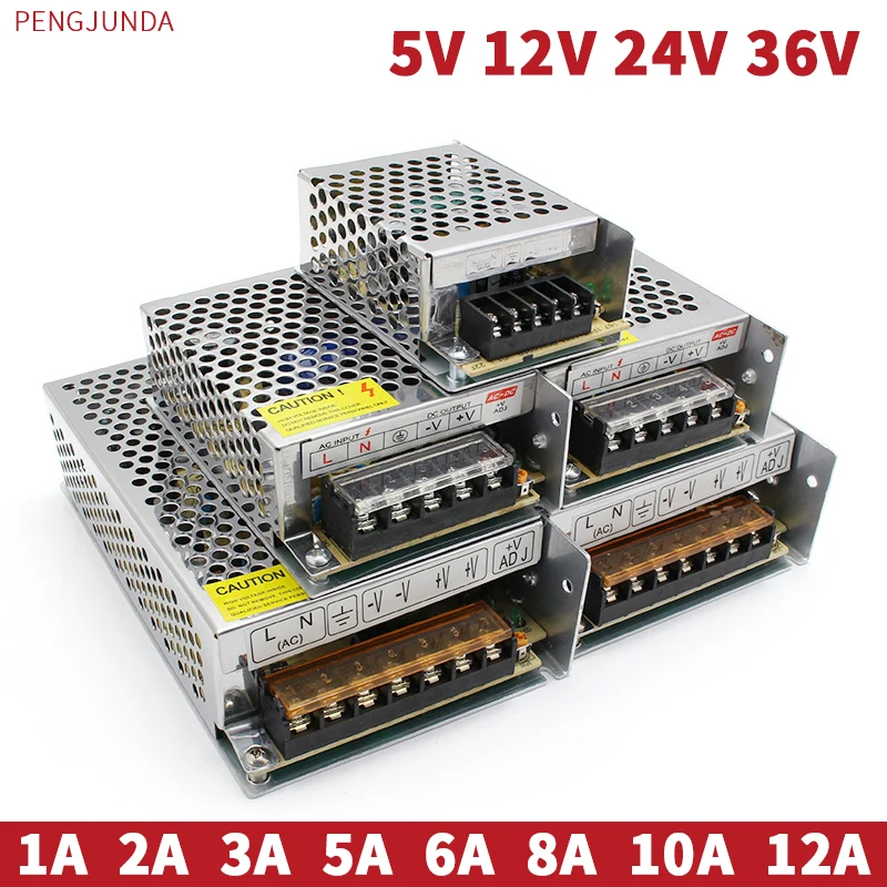 Switching Power Supply AC-DC 220V 5V 12V 24 V 5V 12V 24 V V 36V 1A 2A 3A 5A 10A 15A 220V 5 12 24 V 1