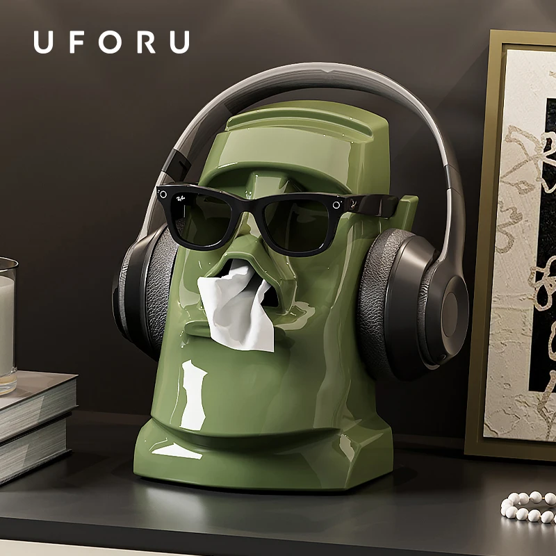 UFORU Household Desktop Storage Box, Multi-purpose Storage Rack for Glasses Paper Tissue, Kitchen Accessories Desk Organizer