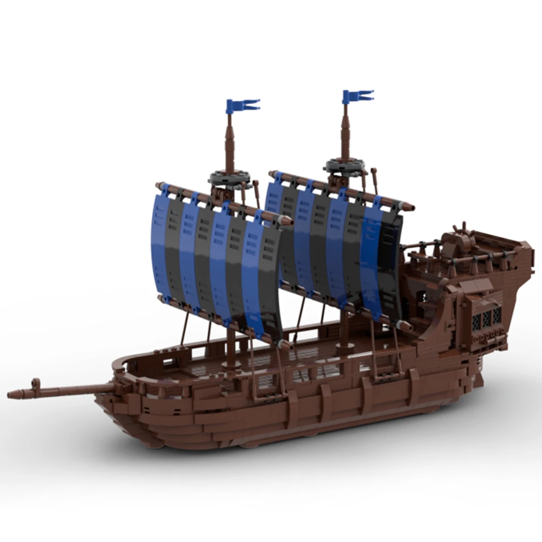 

Authorized 1320PCS+ DIY Assembly Toys MOC-98938 MOC-98940 Building Blocks Medieval Pirate Ship Battleship Model Set