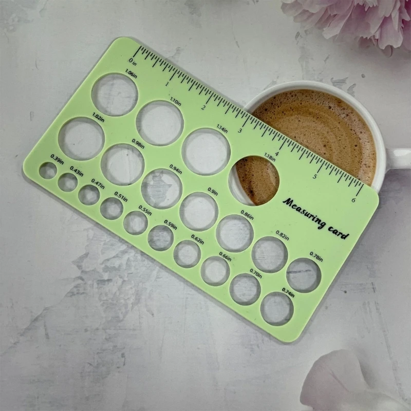 Silicone Nipple Ruler Breast Pump Flange Sizing Tool Breast Pump Accessories Flange Measuring Tool Skin Friendly Ruler 6