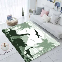Dinosaur Kids Rugs Washable Kids Rug Soft Kids Room Carpet Nursery Living room large area non-slip floor mat Bedroom Decor Rug 1