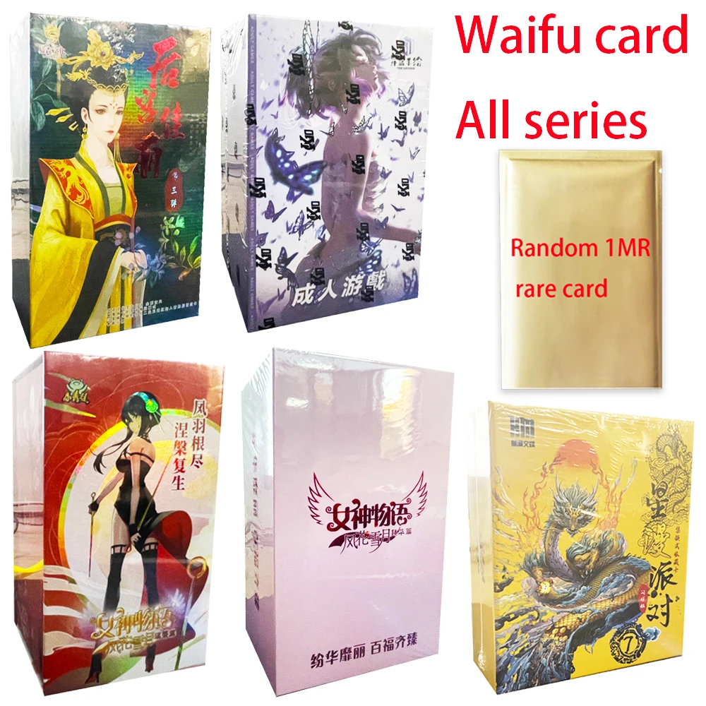 

New Goddess Story Collection Card Waifu Anime Game Trading Booster Box 18 ± Sexy Swimsuit Girl Tcg Party Toys Hobbies Gift