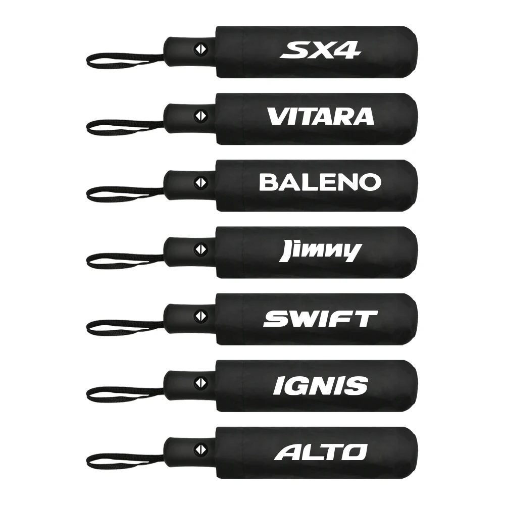 Fully Automatic Three-Folding Umbrella Car Accessories for Suzuki SX4 Swift Ignis Alto Jimny Samurai Baleno Vitara Grand-Vitara
