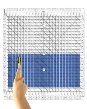 Slotted Quilting Strip Ruler 1