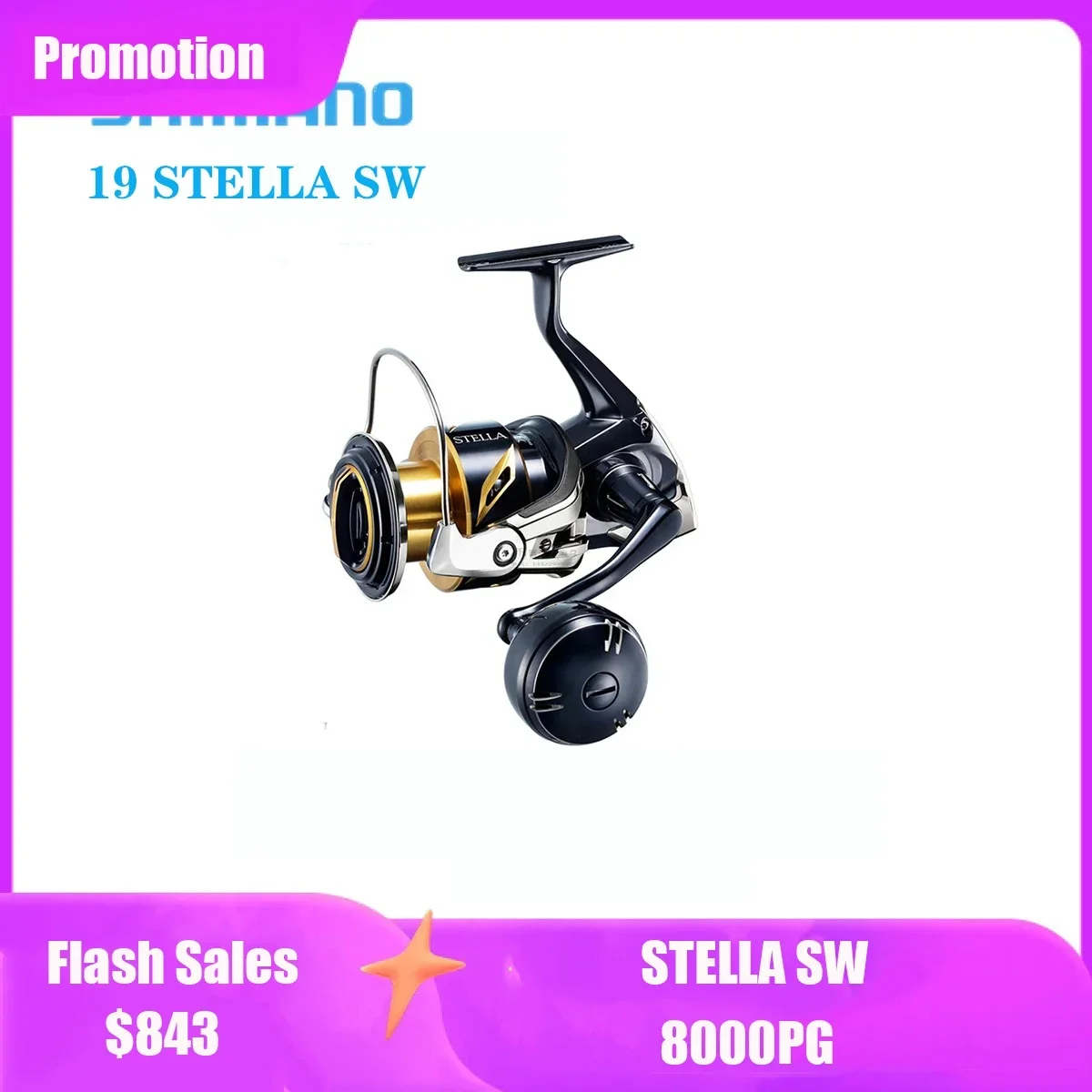 

Катушка спиннинга SHIMANO STELLA SW 8000PG для морской рыбалки, сделано в Японии, оригинальная новинка 2020
