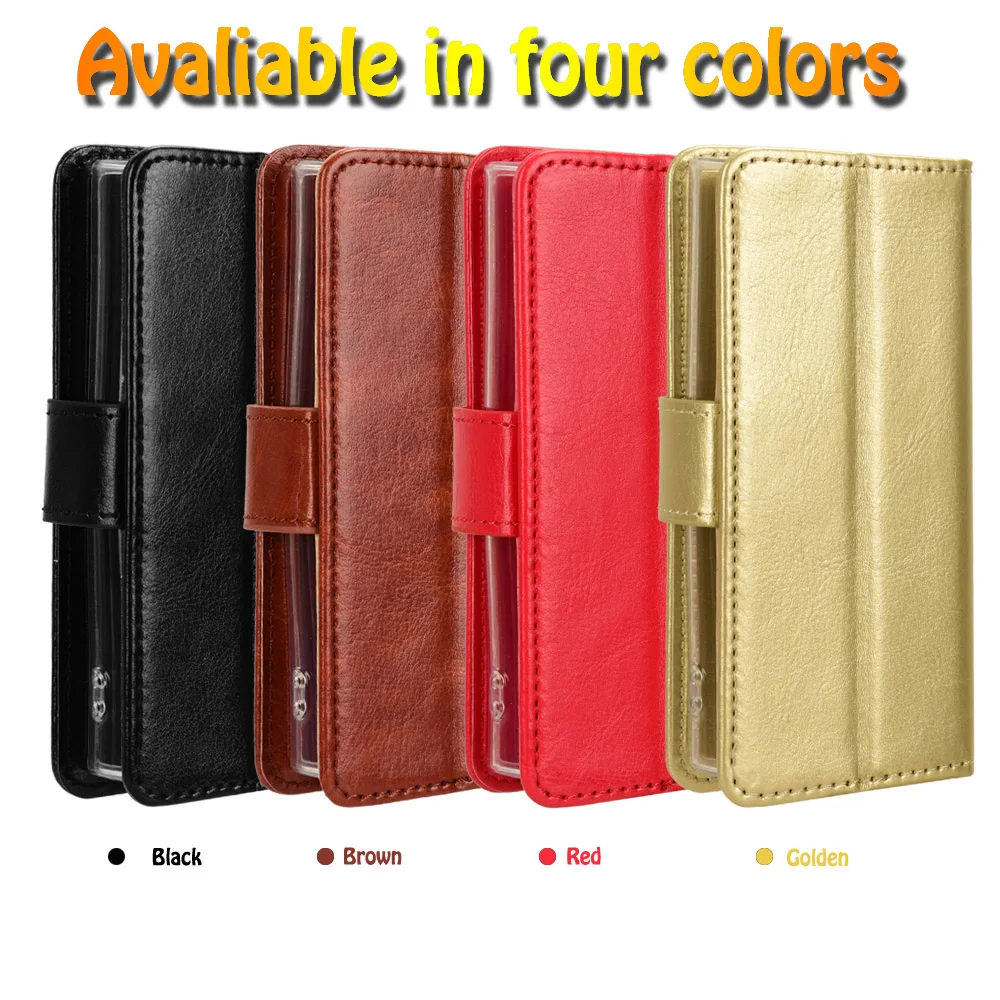 Luxury Leather Flip Phone Case with Stand and Wrist Strap – Premium PU Protection