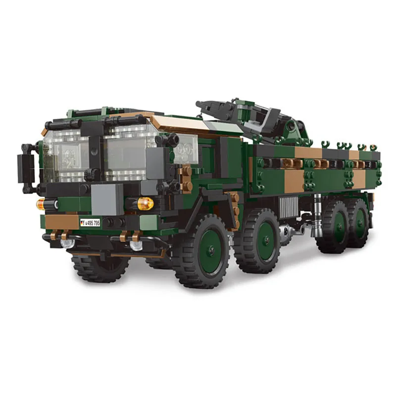 

XIBNGBAO 06052 Германия WW2 модель грузовика с подъемом военная техника автомобиль серии «сделай сам» игрушки строительные блоки подарок для мальчиков