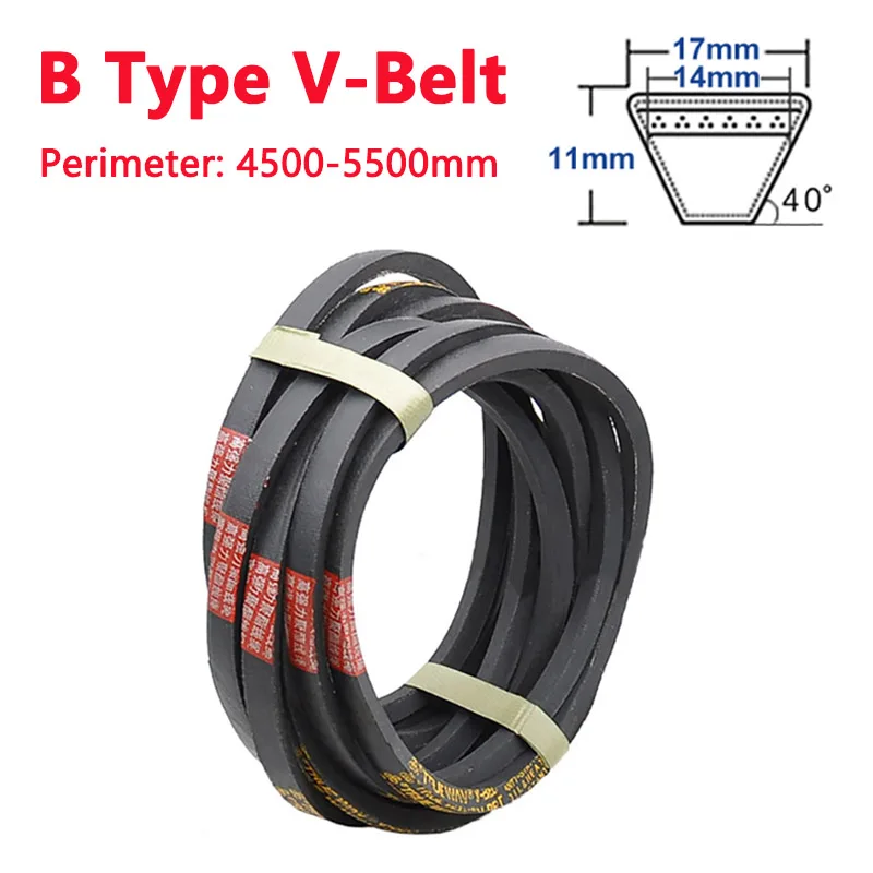 1pcBTypeVBeltPerimeterB45005500mmRubberDriveIndustrial