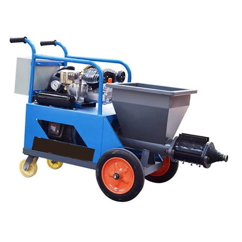 

220v/380v Cement Mortar Spraying Machine Indoor Outdoor Wall Plastering Automatic Gypsum Spraying Machine Powder Wall Machine