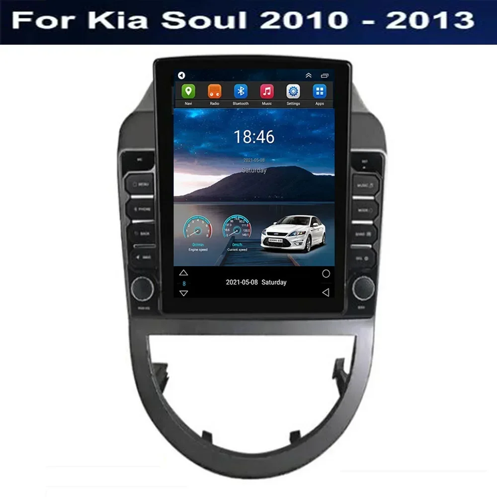 

5G LTE Android 13 для Kia Soul 2010 2011 2012 2013 мультимедийный стереопроигрыватель Tesla, автомобильный DVD-проигрыватель, навигация, GPS-радио, камера