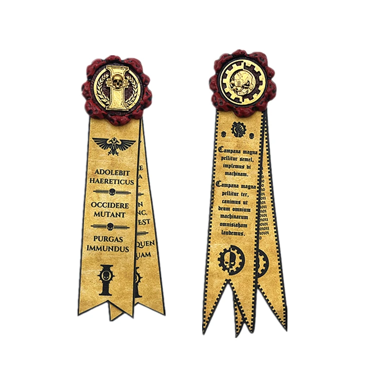 40k Aquila чистота печати Императорский череп аудатус механический подарок для геймеров Готический Красный Скелет голова брошь