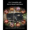 Portable Wood Pellet Grill & Smoker, Tabletop Wood Pellet Smoker with PID V2.0 Controller, Meat Probes, 202 Sq.in Cooking Area 3