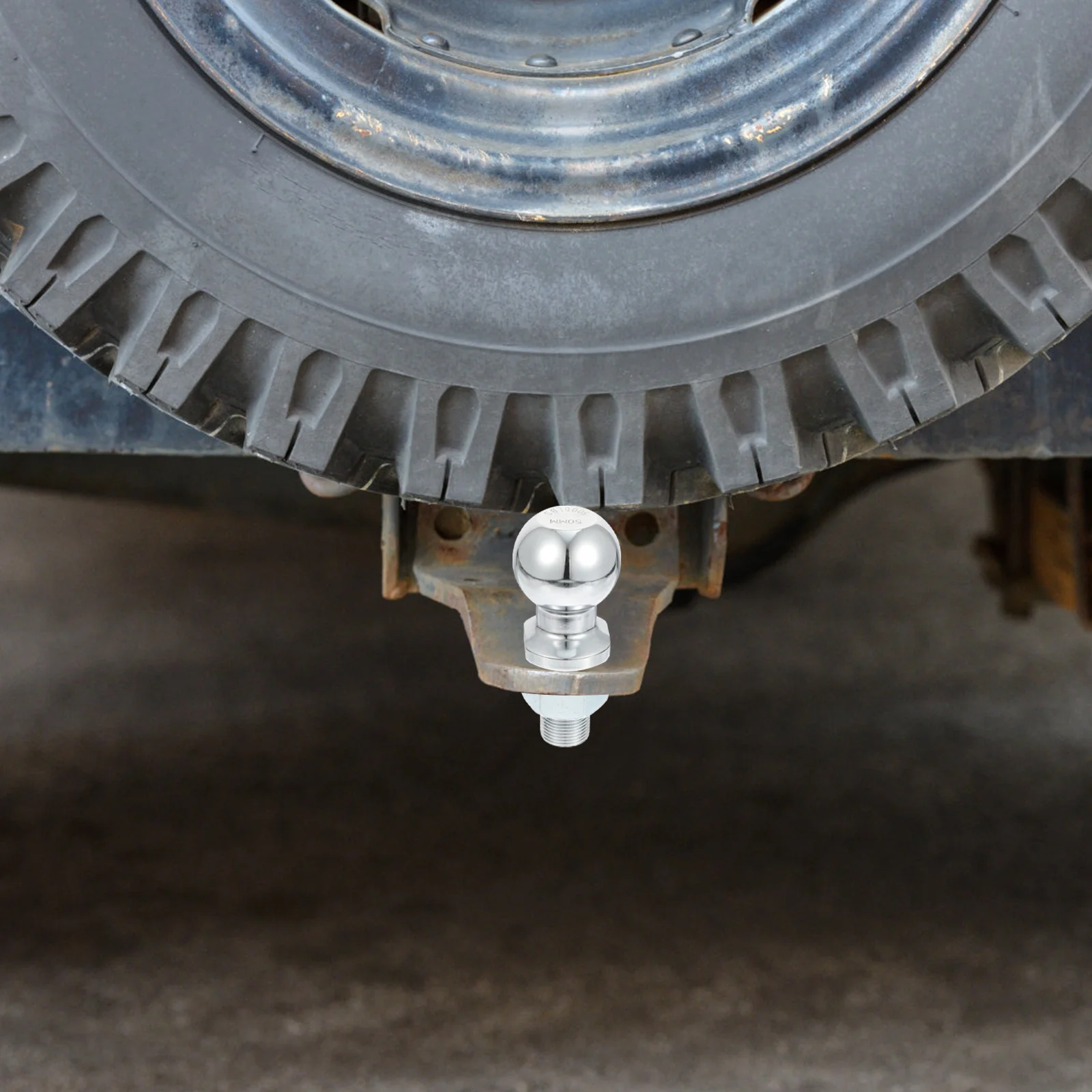 50mm Chrome Trailer Hitch Ball 3