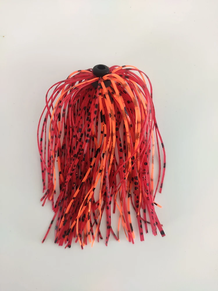YETYE 8 Bundles Silicone Skirts For Jigs - 50 Strands Each, 130mm, DIY Fly Tying & Lure Making Accessories
