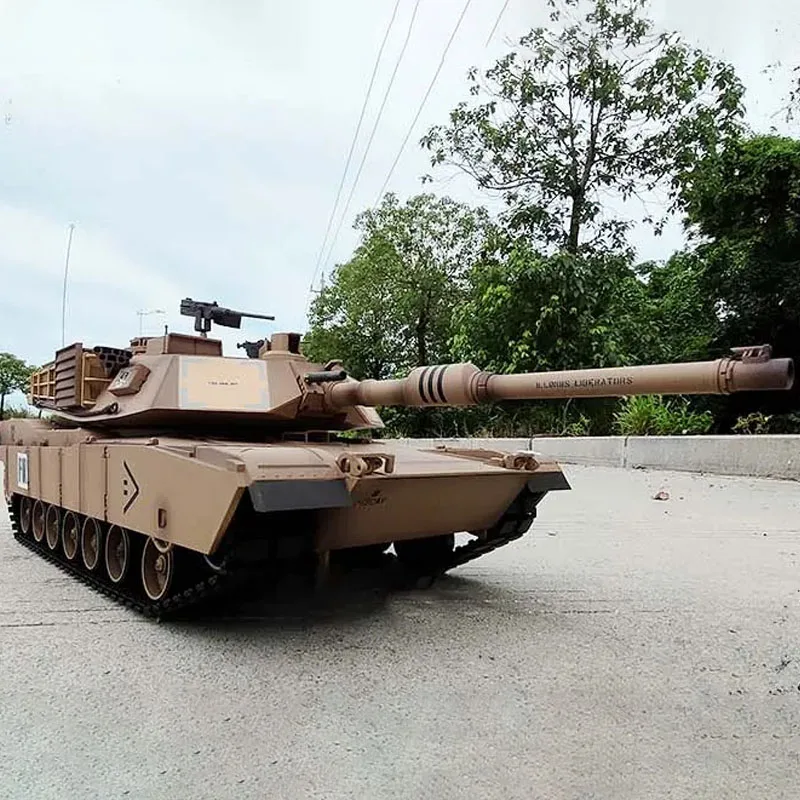 Henglong 3918-1 American M1a2 "abrams" Remote-controlled Main Battle Tank Rc Model Infrared 2.4g Electric Remote-controlled Toy 3