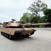 Henglong 3918-1 American M1a2 "abrams" Remote-controlled Main Battle Tank Rc Model Infrared 2.4g Electric Remote-controlled Toy 3