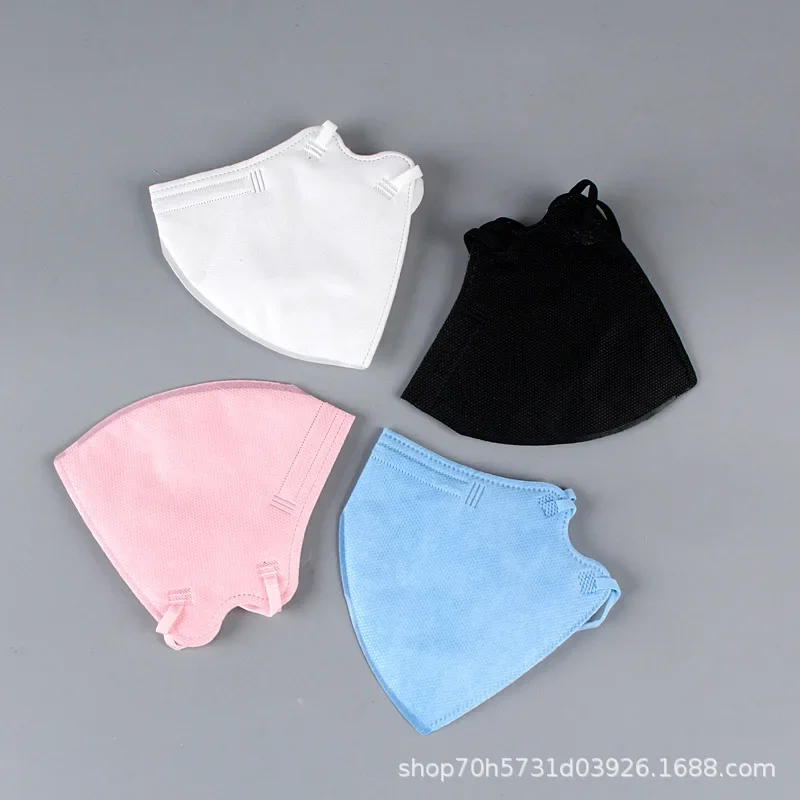 Adult face masks 3D internet celebrity 4-layer KN95 protective Japanese disposable dustproof 2-layer meltblown fabric mascarilla 2