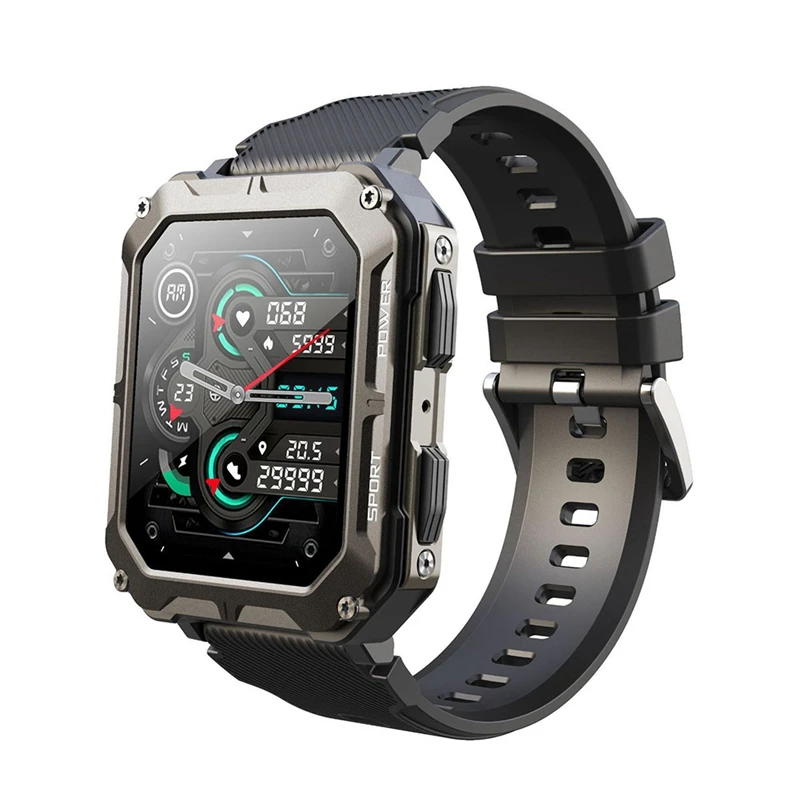 

Смарт-часы C20 Pro водонепроницаемые (IP68) с поддержкой Bluetooth