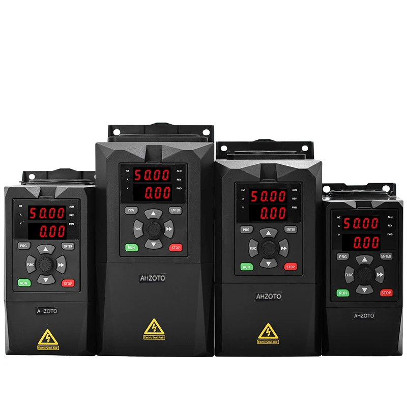 VFD Variable Frequency Drive Converter Inverter 3 Phase 380V Input and Output 0.75/1.5/2.2/3KW Motor Speed ​​​​​​Controller