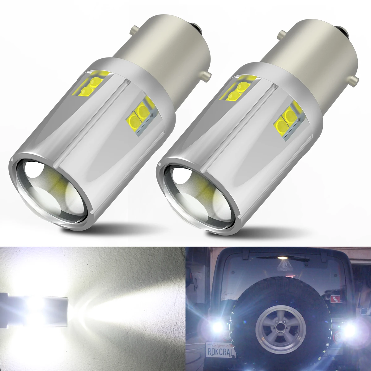 Kammuri White Canbus No Error 1156 P21w Led Bulb For Vw Volkswagen