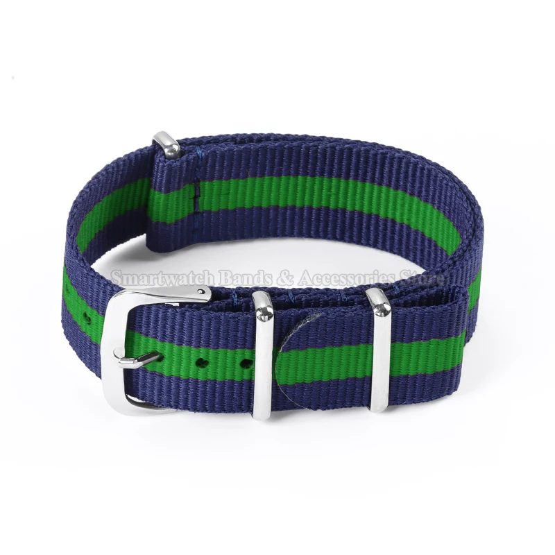 Universal Nylon Canvas Watch Strap – Military Sport Braid Bracelet