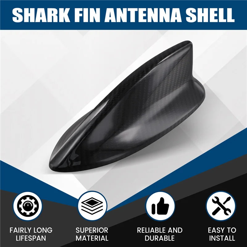 A21K-실제 탄소 섬유 지붕 상어 지느러미 안테나 트림 커버 8A150-3S5-C110-M1 Honda Acura Integra 2023-에어리얼 쉘 데칼